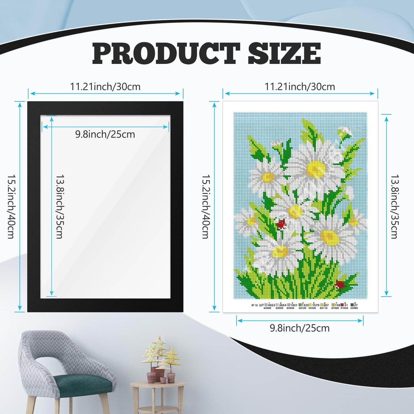 🖼️ Magnetic Diamond Painting Frames