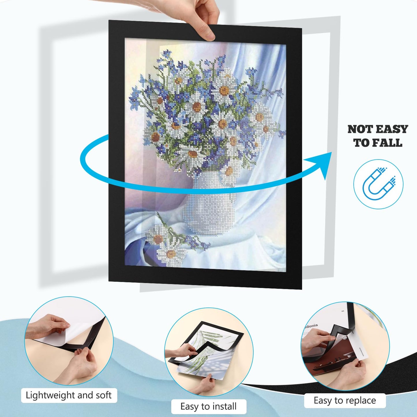 🖼️ Magnetic Diamond Painting Frames