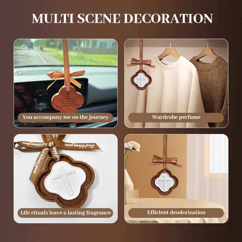 š Wooden Car Incense Pendant