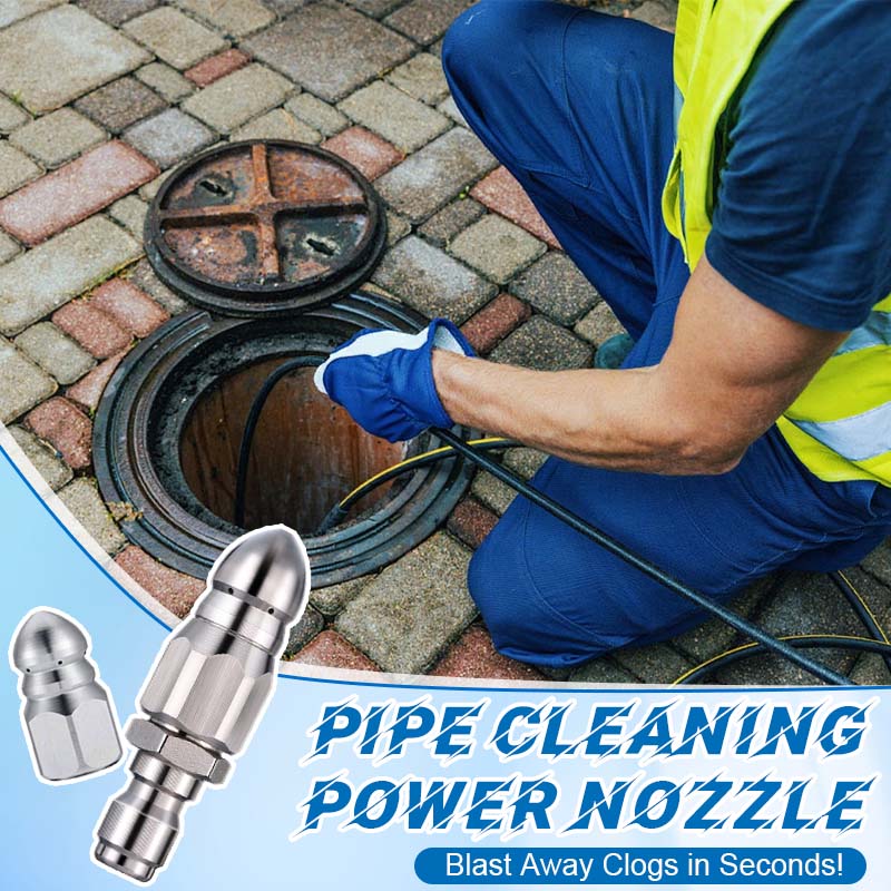 🚀 Pipe Cleaning Power Nozzle – Blast Away Clogs in Seconds!