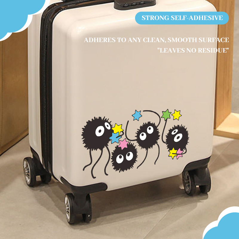 š§ Cute Black Ball Magic Glass Sticker