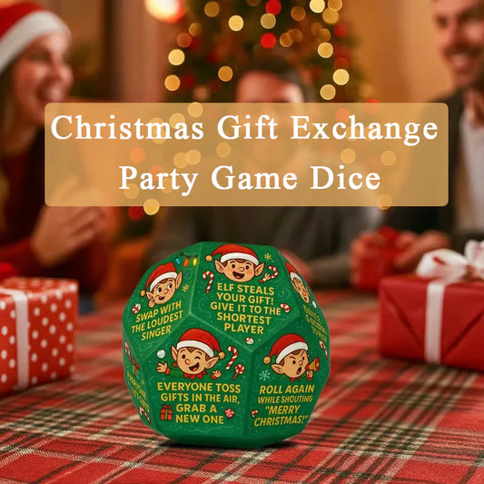 🎲 Hilarious Christmas Gift Exchange Party Game Dice