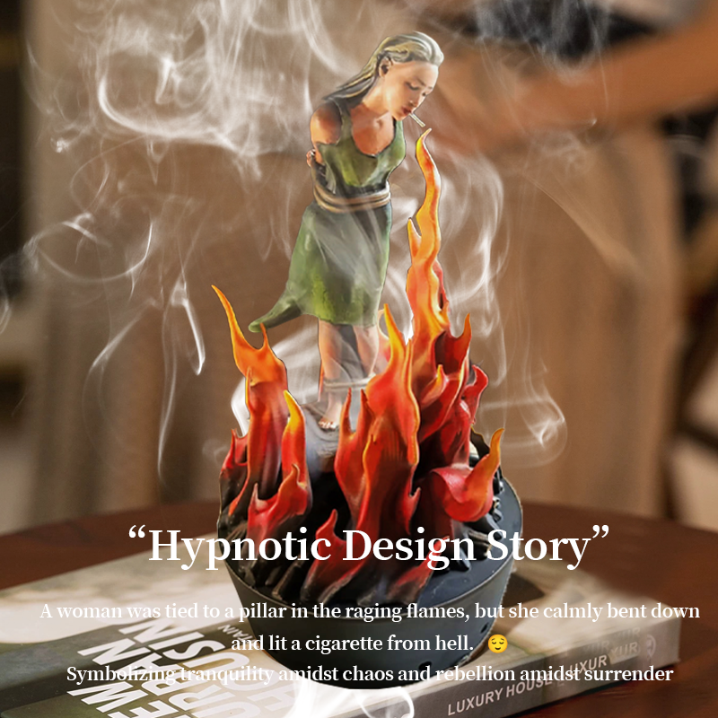 🕯️Smoke Ritual Art Piece - Creative Aroma Diffuse/ 60 Sandalwood Sticks