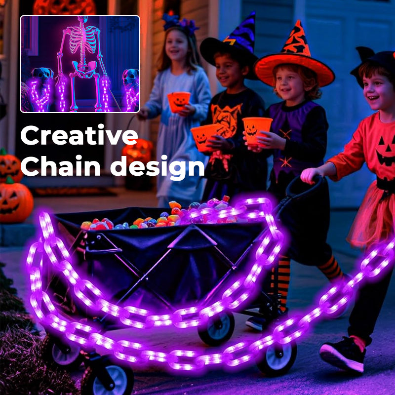 Halloween Solar-Powered Waterproof LED Chain Light String