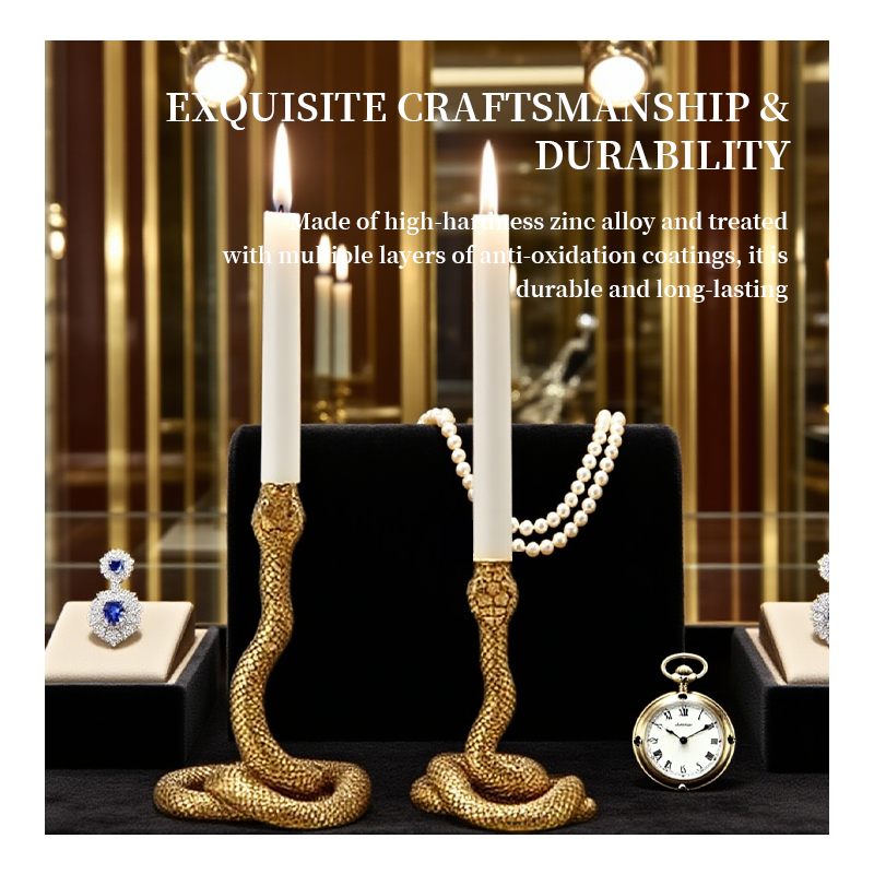 š„This Week's Special PricešDual Snake-Shaped LED Candleholders