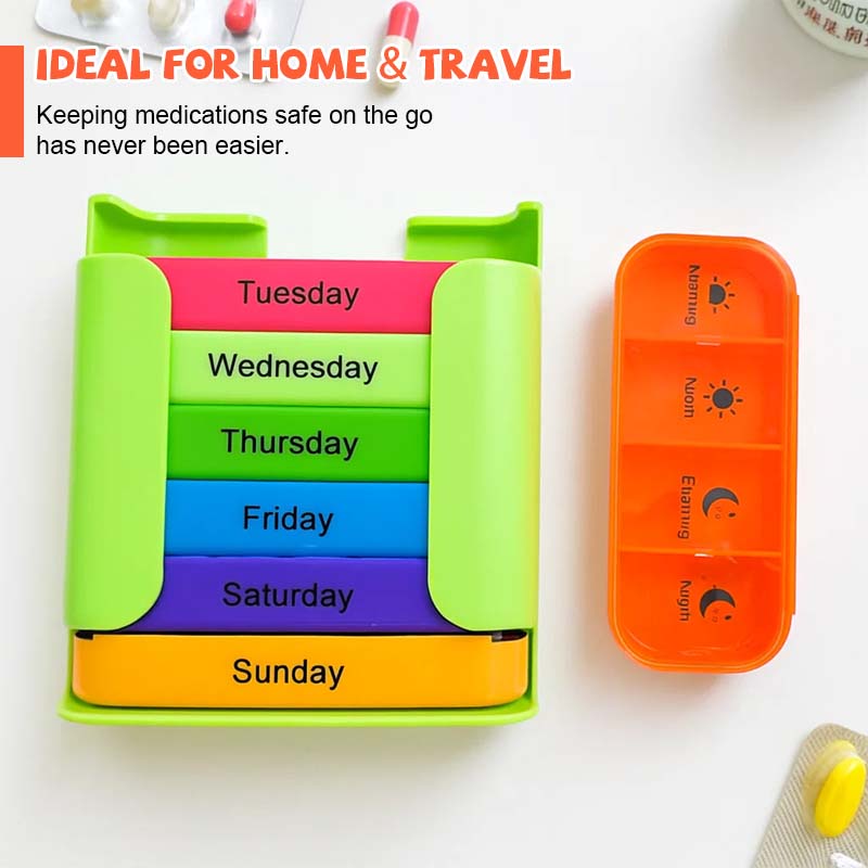 💊 Stay on Track - 49% OFF - ✨7-Day Medication Organizer - For Effortless Health Management! 📅