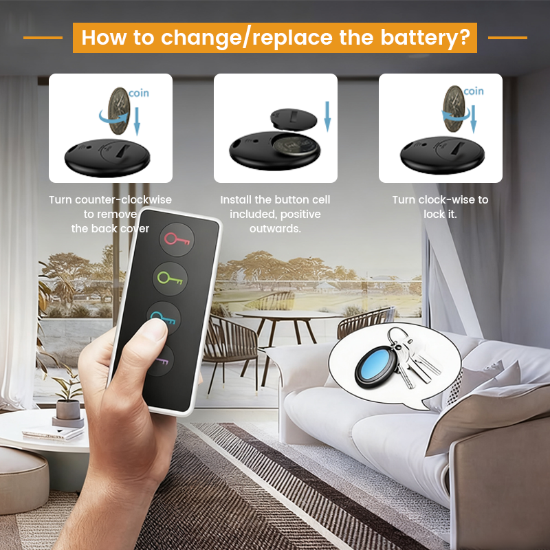 🔑Smart Key Finder Set(1 Transmitter + 4 Receivers)