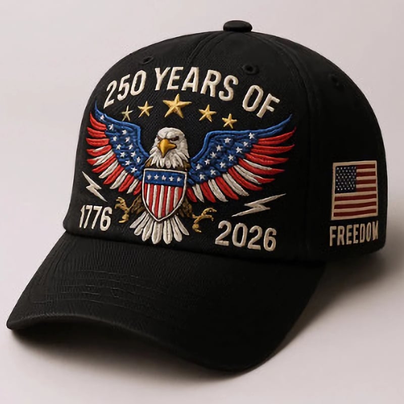🔥Last Day 50% OFF - Eagle & Liberty – United States 250th Anniversary Hat✨(Breathable & Lightweight Comfort & Unisex Fit)