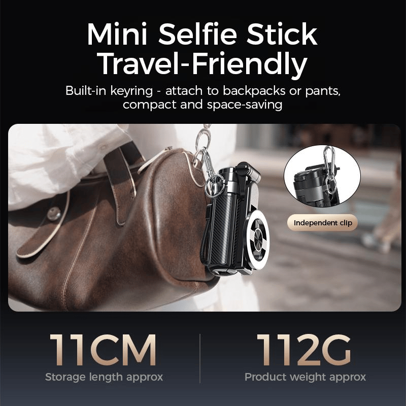 🔥Last Day Sale 49% OFF🌟4-in-1 Multifunctional 360° Rotation Magnetic Selfie Stick