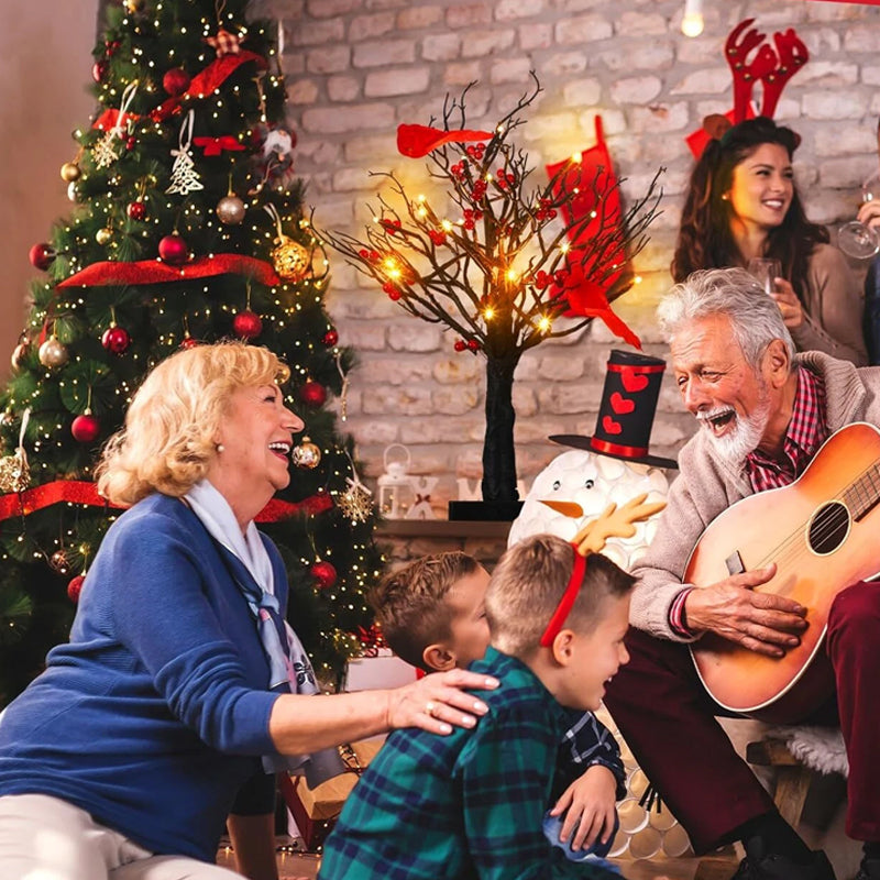 🐦 Little Red Bird Tree Light