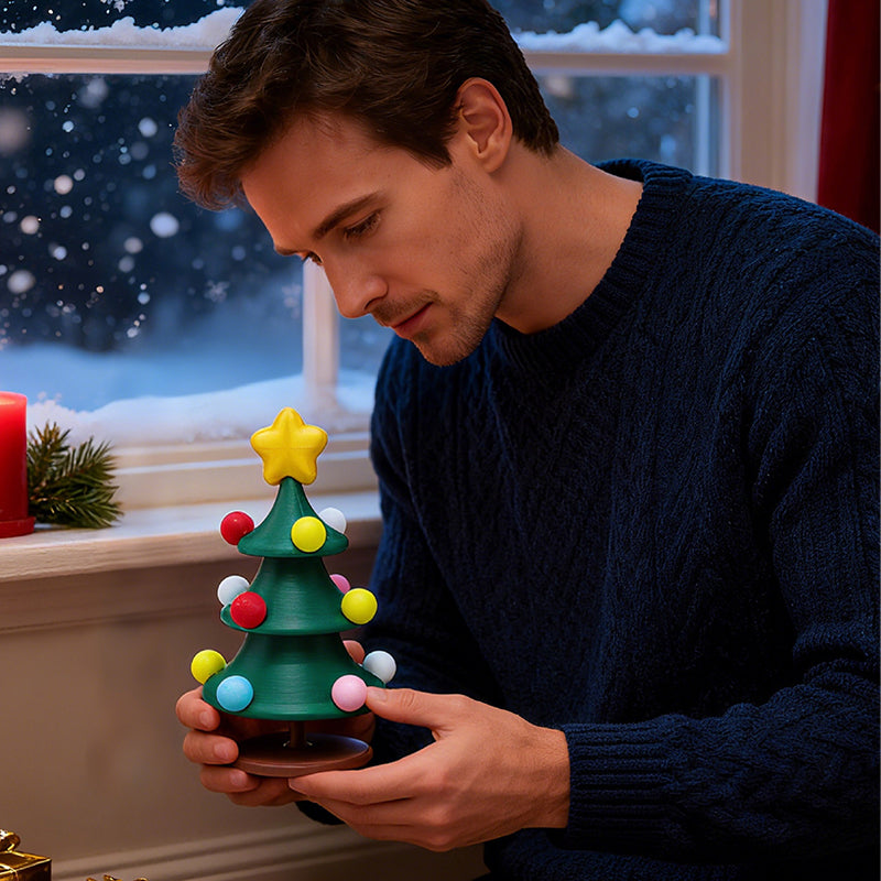 ๐ 3D-printed swinging Christmas tree toy ๐