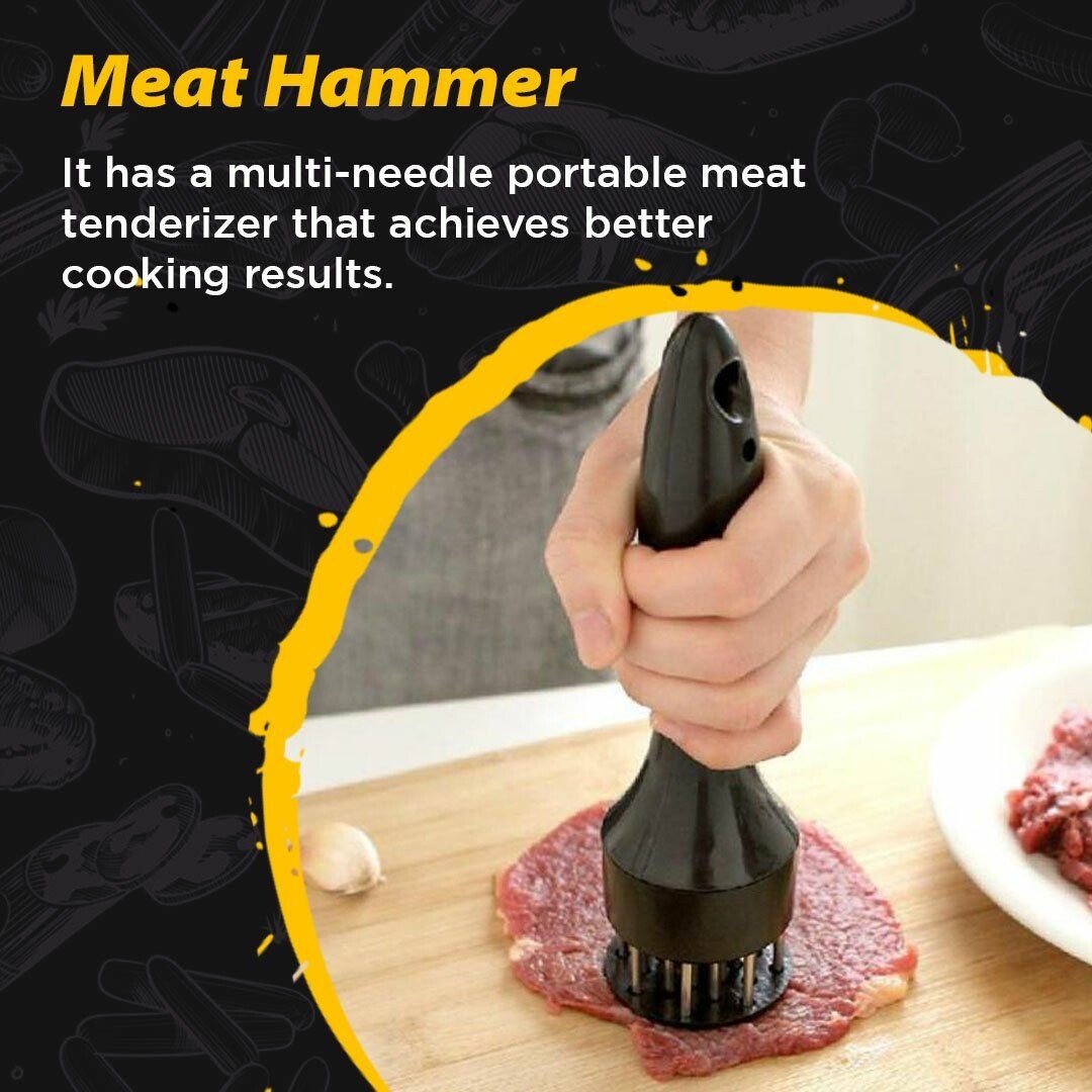 🥩 Stainless Steel Meat Tenderizer Needle 21 Pin