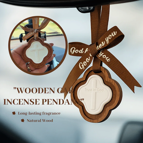 š Wooden Car Incense Pendant