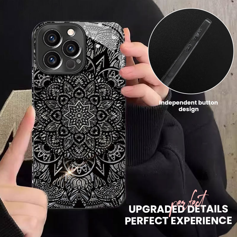 🖤 Dark Totem Mandala Chain Phone Case