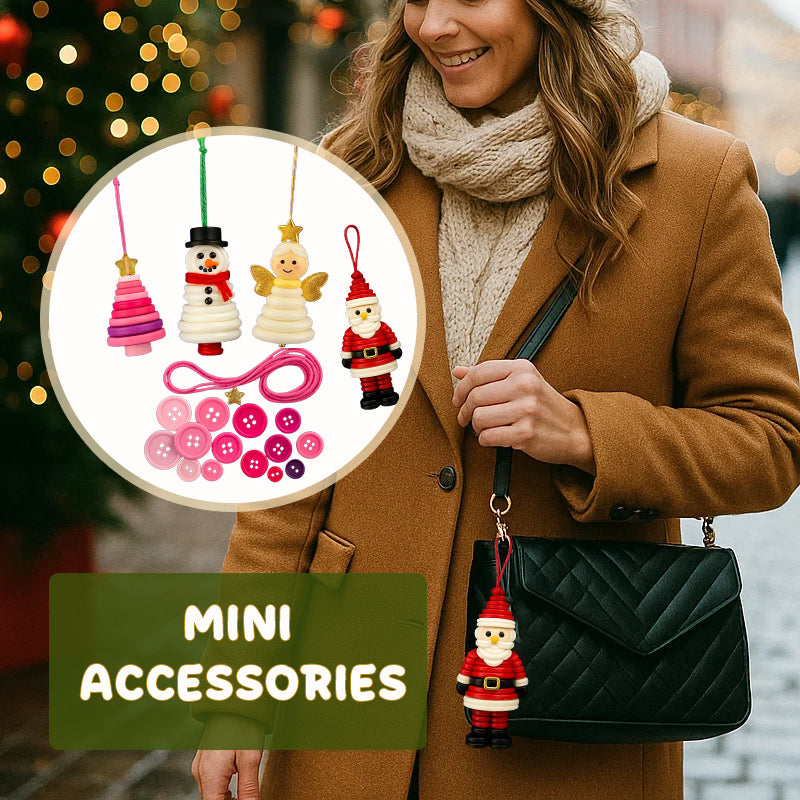 ☃️ DIY Button Snowman Ornament Kit☃️