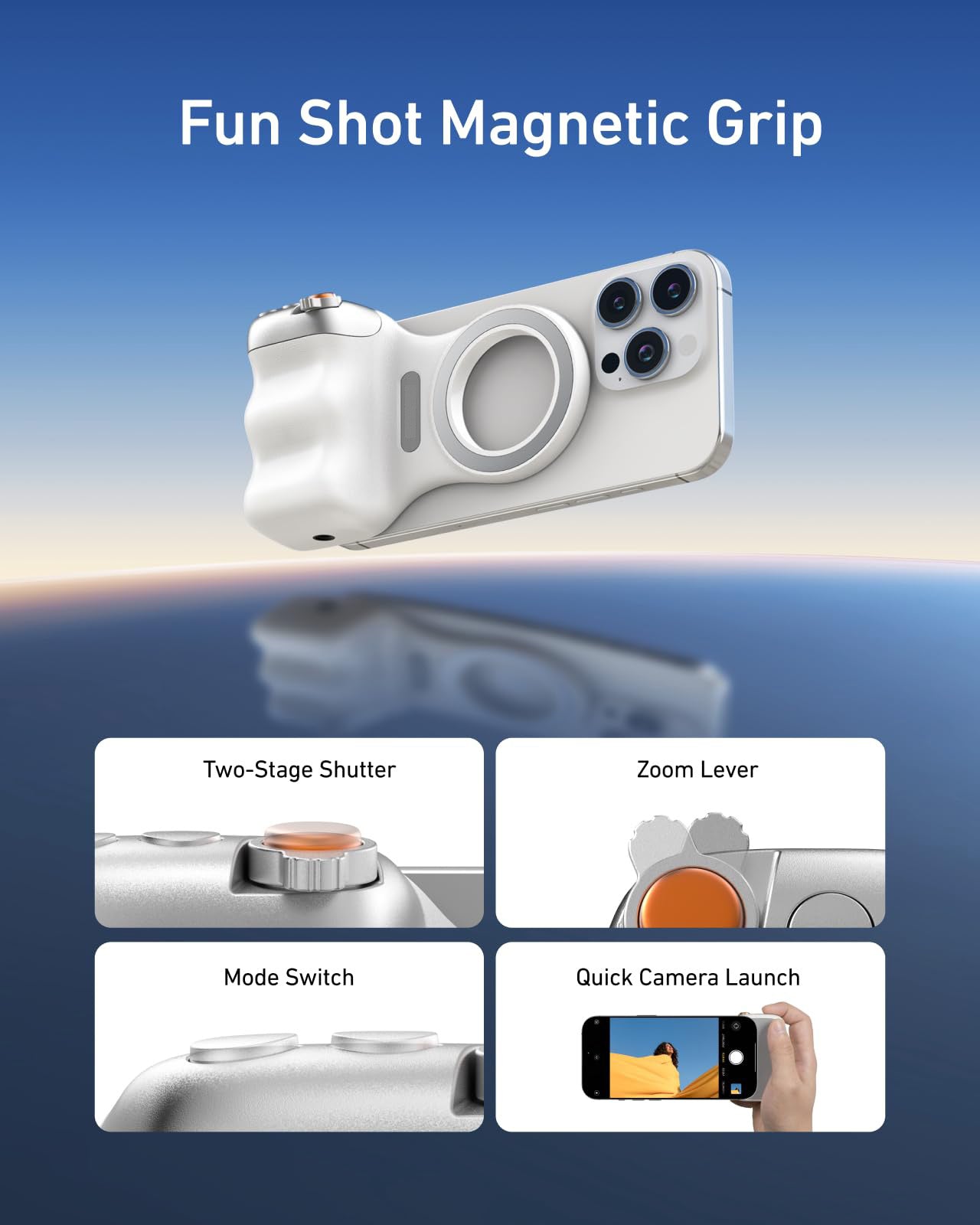 Ultimate Magnetic Phone Grip & Selfie Light Combo! 📱✨
