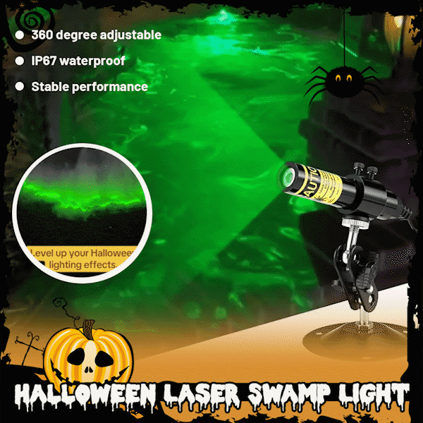 š® Halloween Laser Swamp Light
