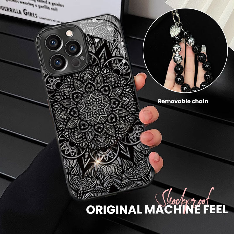🖤 Dark Totem Mandala Chain Phone Case