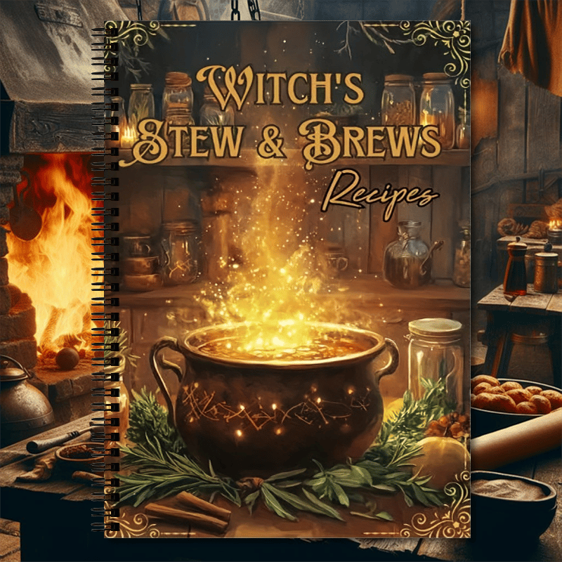🔥🧙♀️🍲WITCH'S STEW & BREWS Decipes:50 Enchanted Recipes for Body and Soul💫