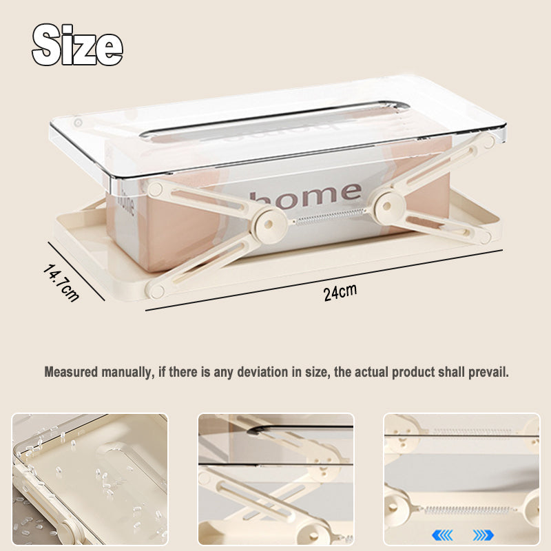 🧻 Adjustable Tissue Box Holder