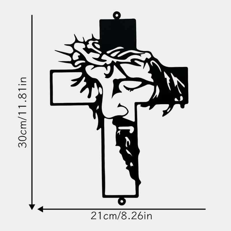 Metal Cross Wall Decor