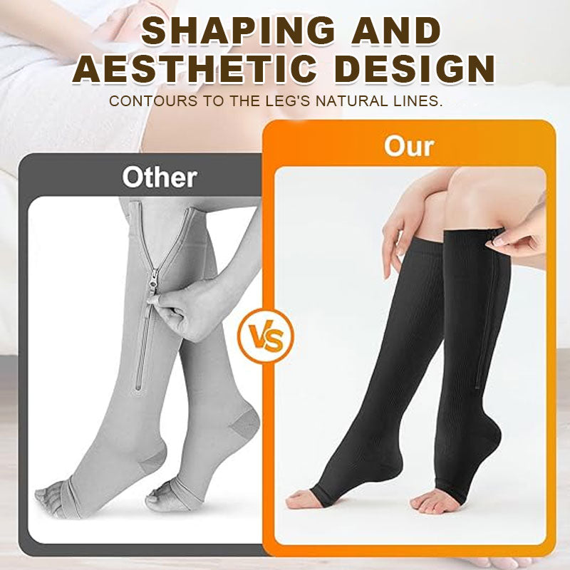 🏃♂️ Sports Zipper Socks – Comfort, Support & Easy On/Off