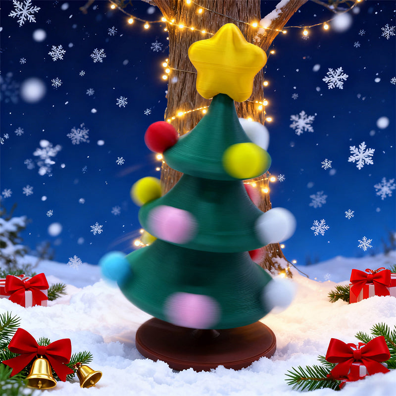 ๐ 3D-printed swinging Christmas tree toy ๐