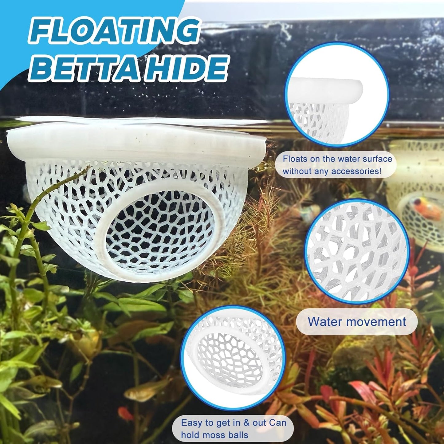 🐠 Aquarium Floating Betta Fish Skins