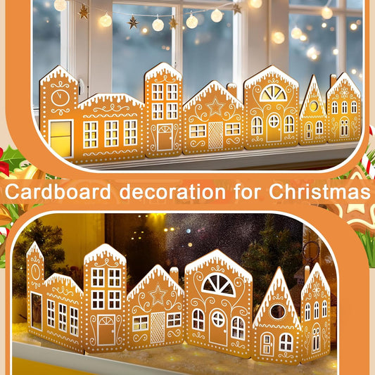 🎄 DIY Light-Up Gingerbread House Display Kit