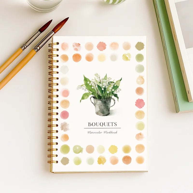 📢😎 LAST DAY 49% OFF - 🖼️Beginner-Friendly💕 Watercolor Workbook