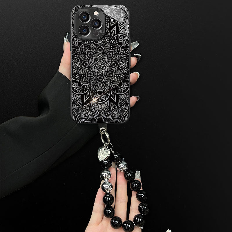 🖤 Dark Totem Mandala Chain Phone Case