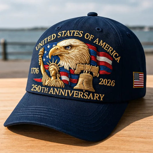 🔥Last Day 50% OFF - Eagle & Liberty – United States 250th Anniversary Hat✨(Breathable & Lightweight Comfort & Unisex Fit)