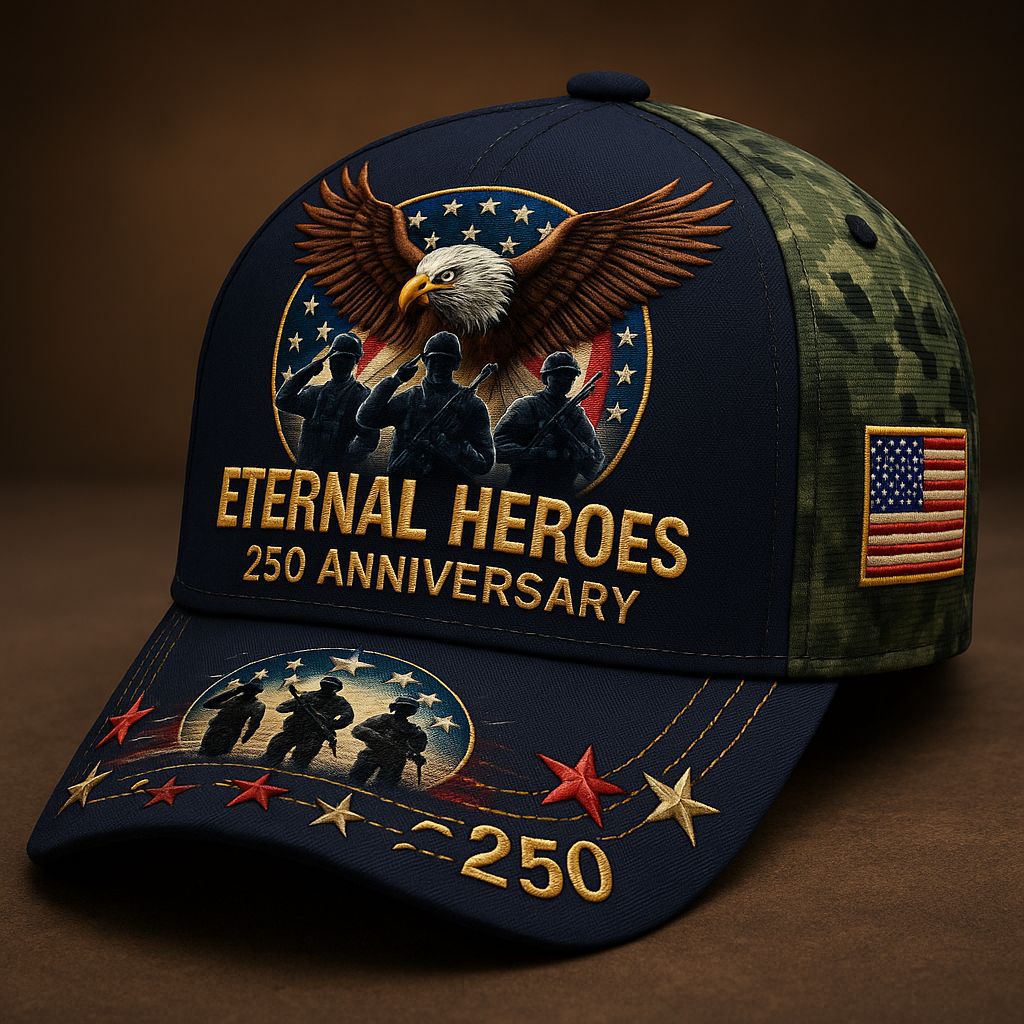 🔥Last Day 50% OFF - Eagle & Liberty – United States 250th Anniversary Hat✨(Breathable & Lightweight Comfort & Unisex Fit)