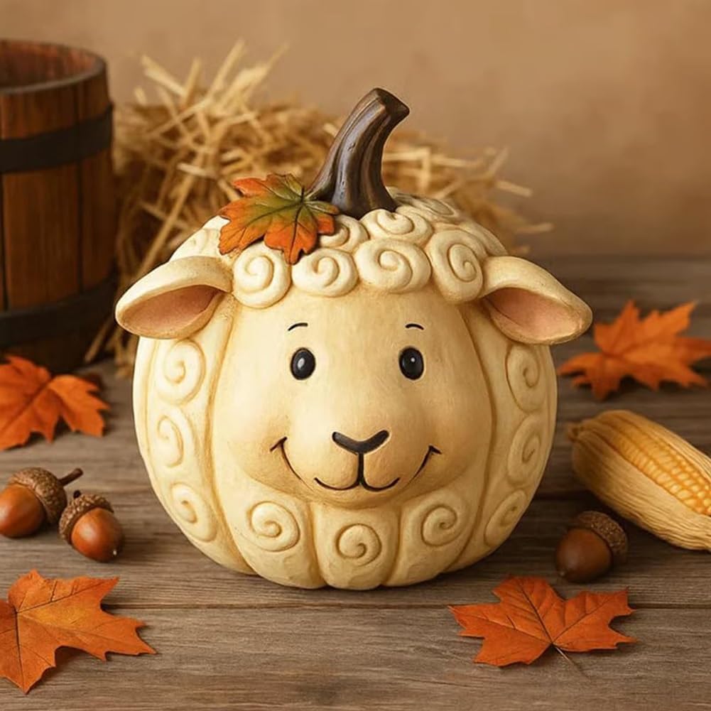 🎃Halloween Farm Animal Pumpkin Figurines