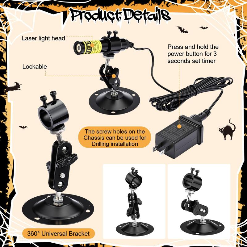 š® Halloween Laser Swamp Light