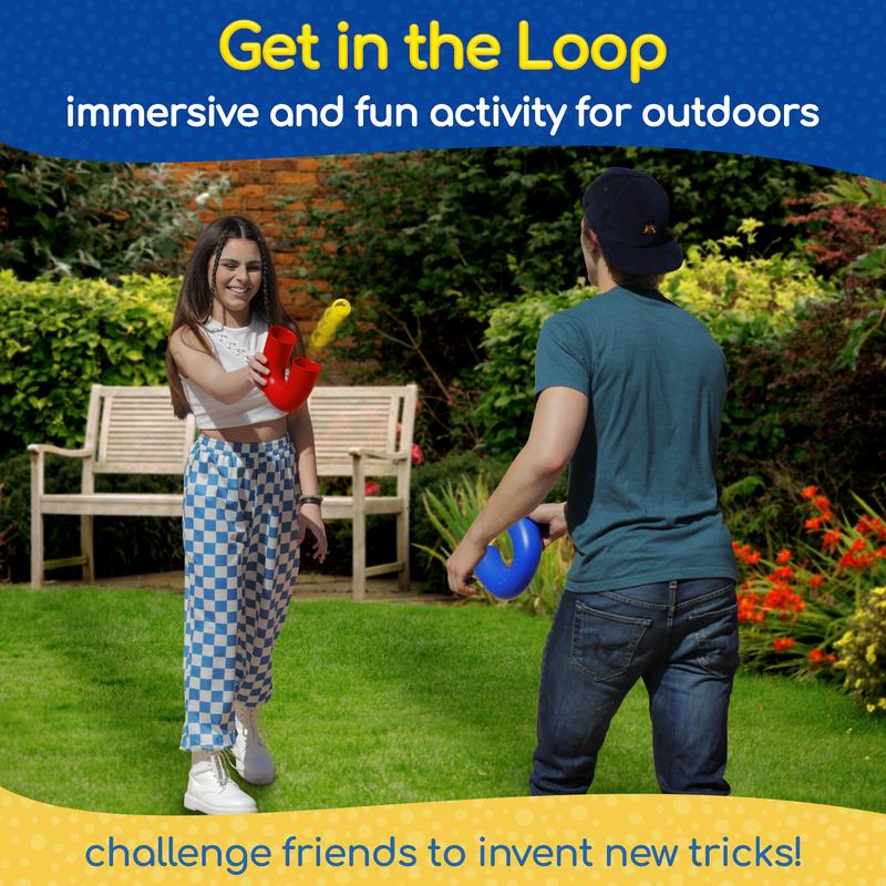 Skill Game Tube Toy with 2 Balls