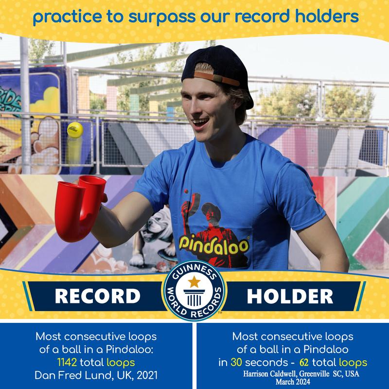 Skill Game Tube Toy with 2 Balls