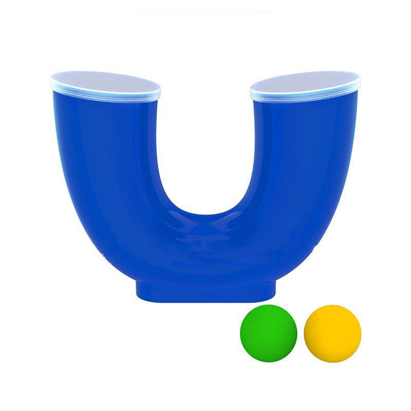 Skill Game Tube Toy with 2 Balls