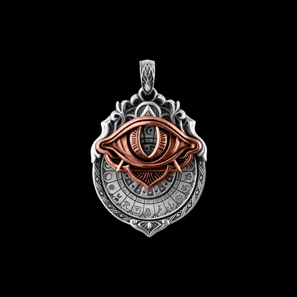 🏆Flash Sale⚡ 50K+ SOLD!👁️🗨️Handmade Tarot Vision Pendant: Connect to Cosmic Wisdom Anytime(Cheat Sheet Included)