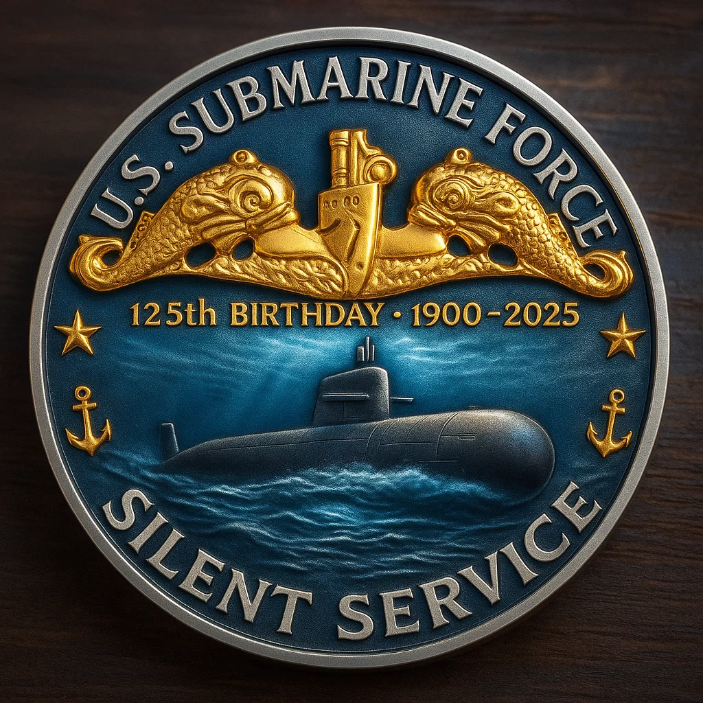 ⚓ “U.S. Submarine Force 125th Anniversary” Commemorative Coin 🇺🇸