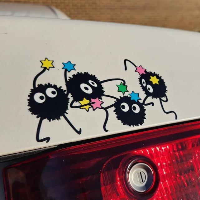 š§ Cute Black Ball Magic Glass Sticker