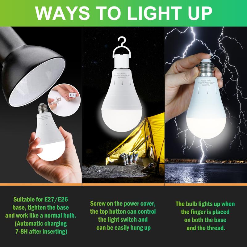š¦ LED Rechargeable Emergency Light Bulbs