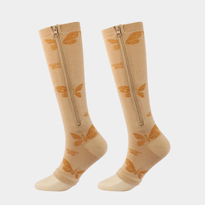 🏃‍♂️ Sports Zipper Socks – Comfort, Support & Easy On/Off