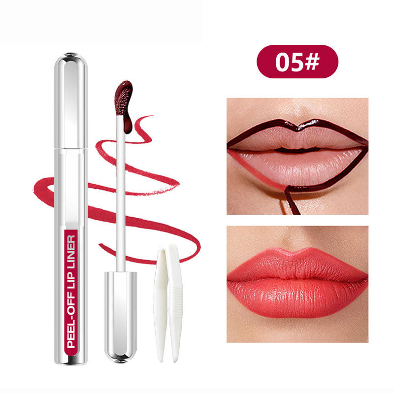 💋 Peel-Off Long-Lasting Lip Liner &Gloss