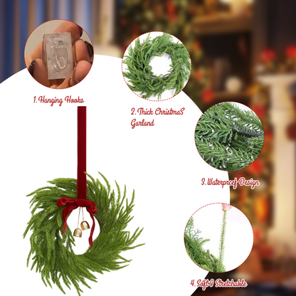 🎄Mini Christmas Wreaths – Small Details, Big Holiday Magic!