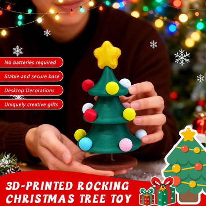🎄 3D-printed swinging Christmas tree toy 🎁
