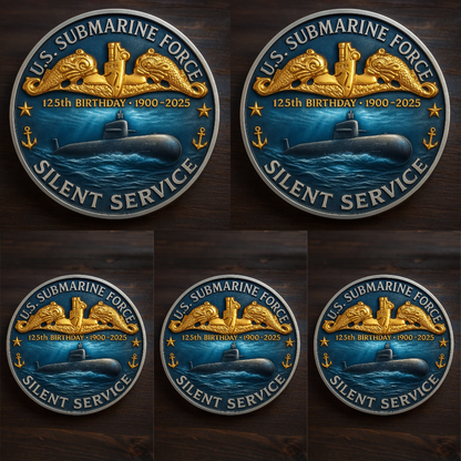 ⚓ “U.S. Submarine Force 125th Anniversary” Commemorative Coin 🇺🇸