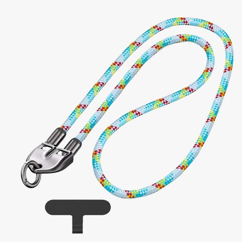 Dual Type-C Fast Charging Data Cable with Wearable Lanyard
