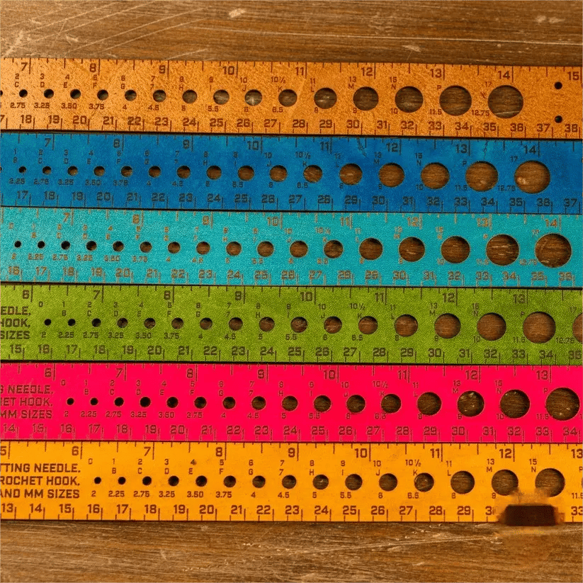 🧶The Crafters' Multi-Wrap | 7-in-1 Leather Measuring Tool