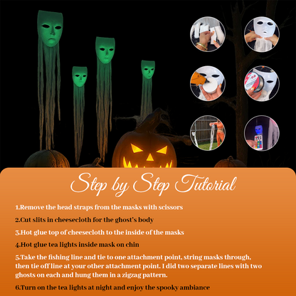 👻 DIY Floating Glow-in-the-Dark Ghost